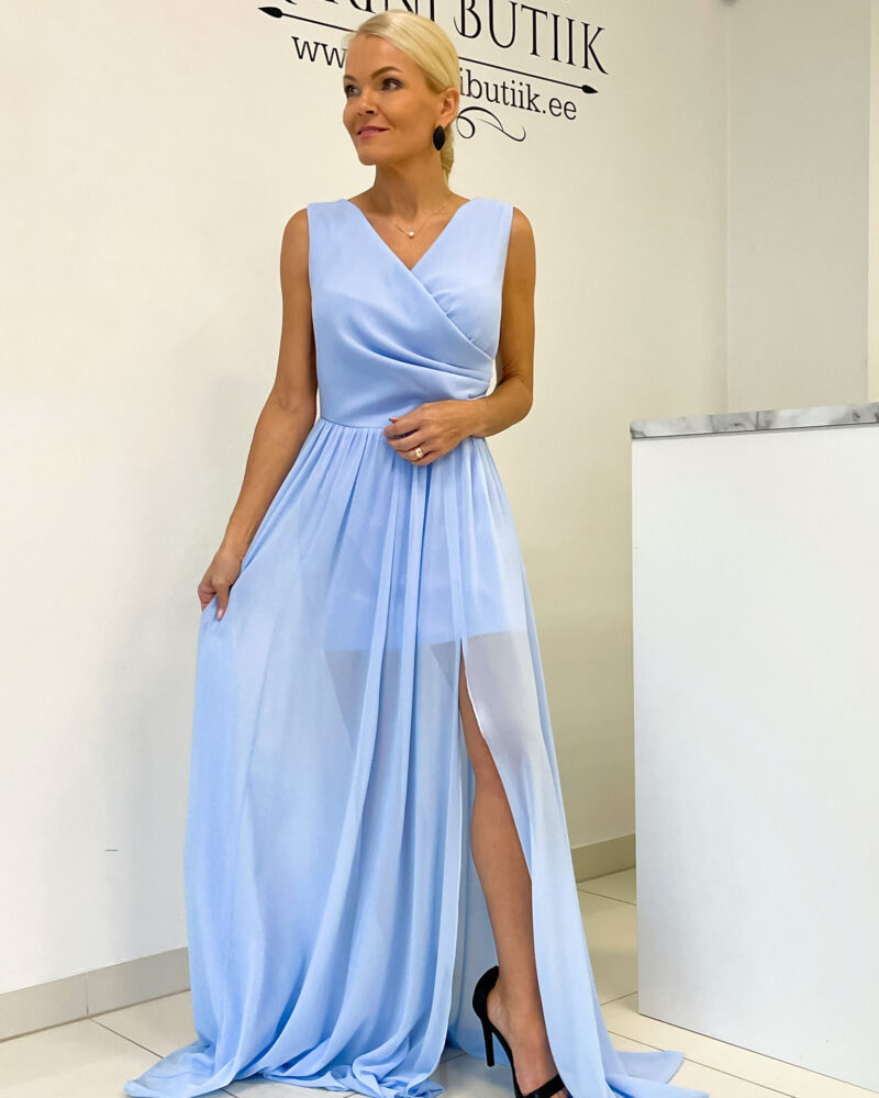 CHIFFON LIVER DRESS
