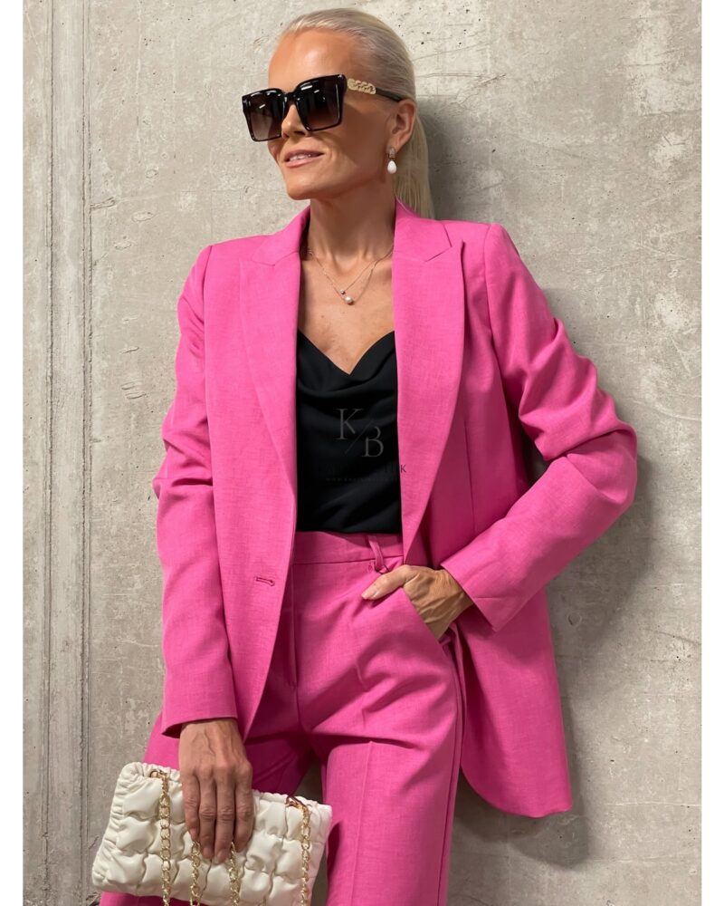 LONG JACKET WITH ONE BUTTON