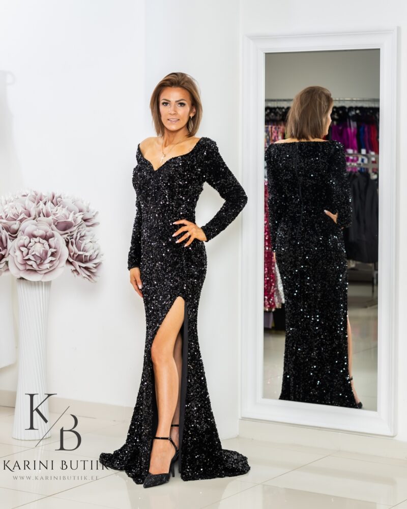 LONG-SLEEVED LITTER DRESS