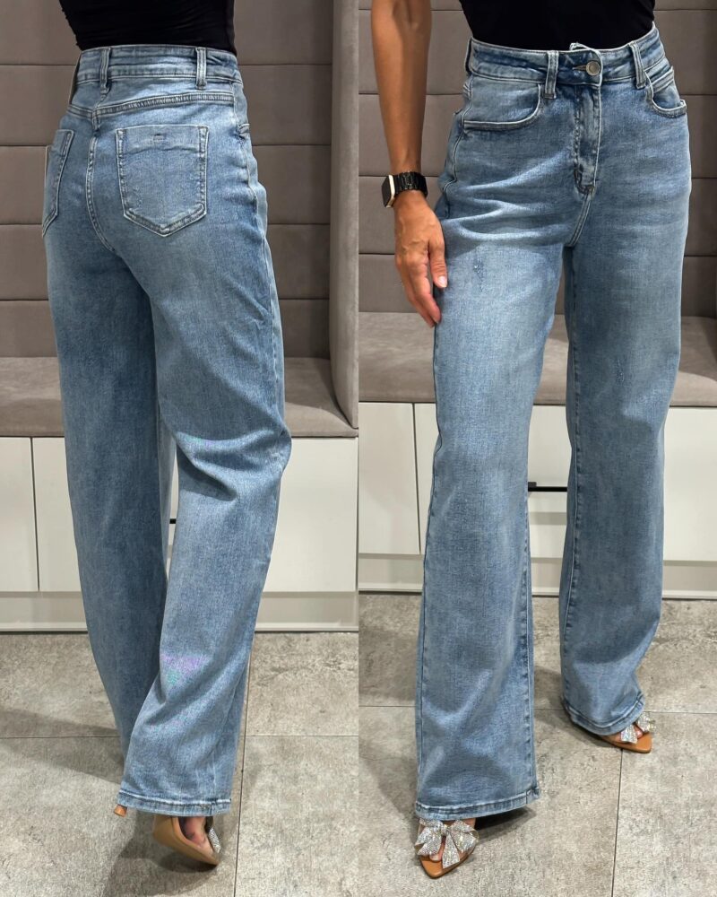 High waist flare jeans