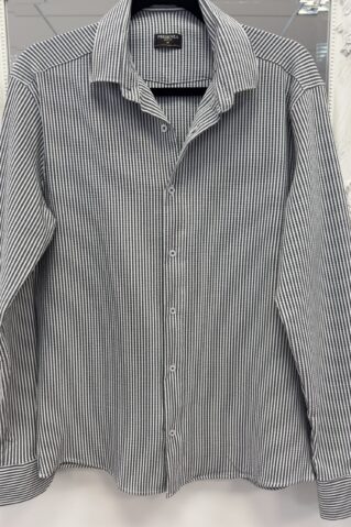 Striped men's sweatshirt