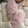 Меховые перчатки с мехом внутри