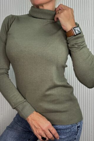 Kõrge keeratava kaelusega sviiter