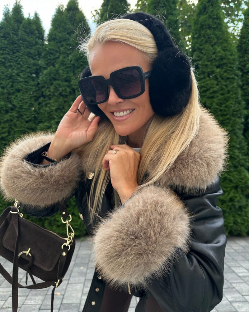 Stylish furry earmuffs