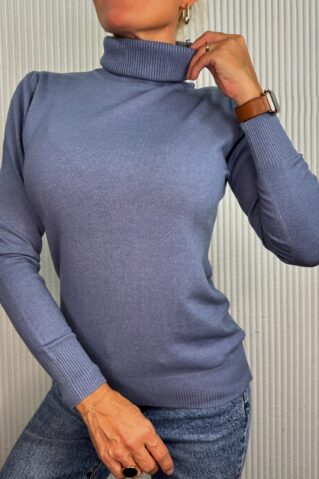 Kõrge keeratava kaelusega sviiter