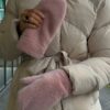 Меховые перчатки с мехом внутри