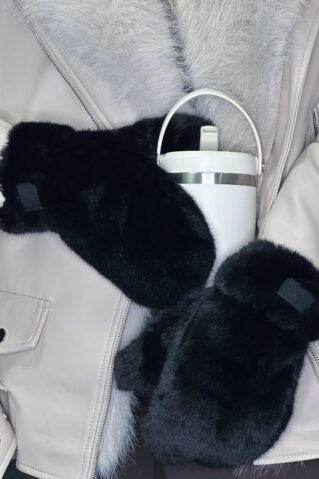 Luksuslikud pehmed karvased kindad