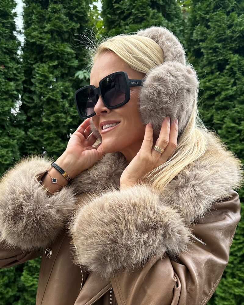 Stylish furry earmuffs