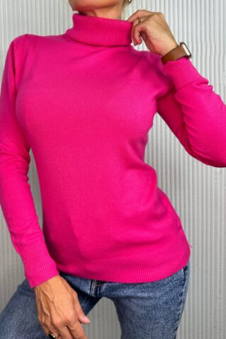 Kõrge keeratava kaelusega sviiter