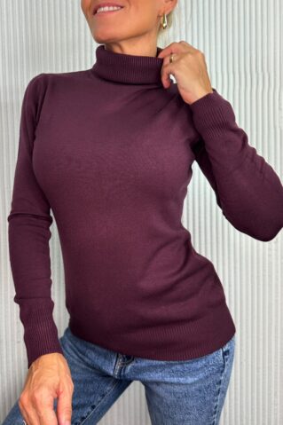 Kõrge keeratava kaelusega sviiter