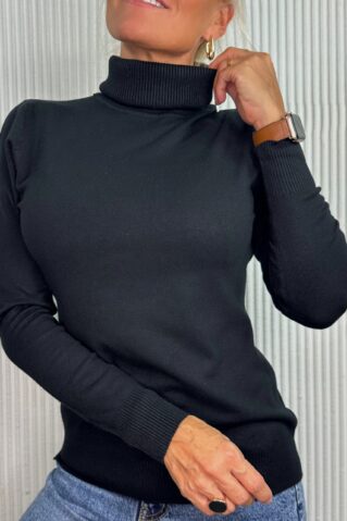 Kõrge keeratava kaelusega sviiter