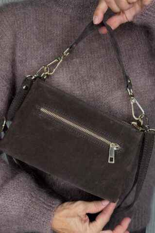 Naturaalsest nahast käekott