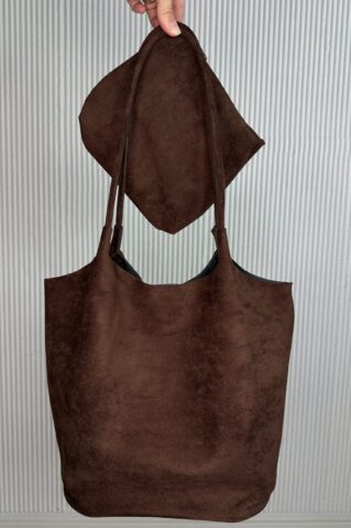 Seemisnahksest riidest käekott