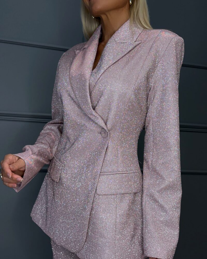 SEQUINNED FITTED BLAZER