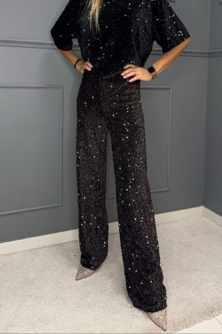 Pehmel kangal litritega kaetud püksid