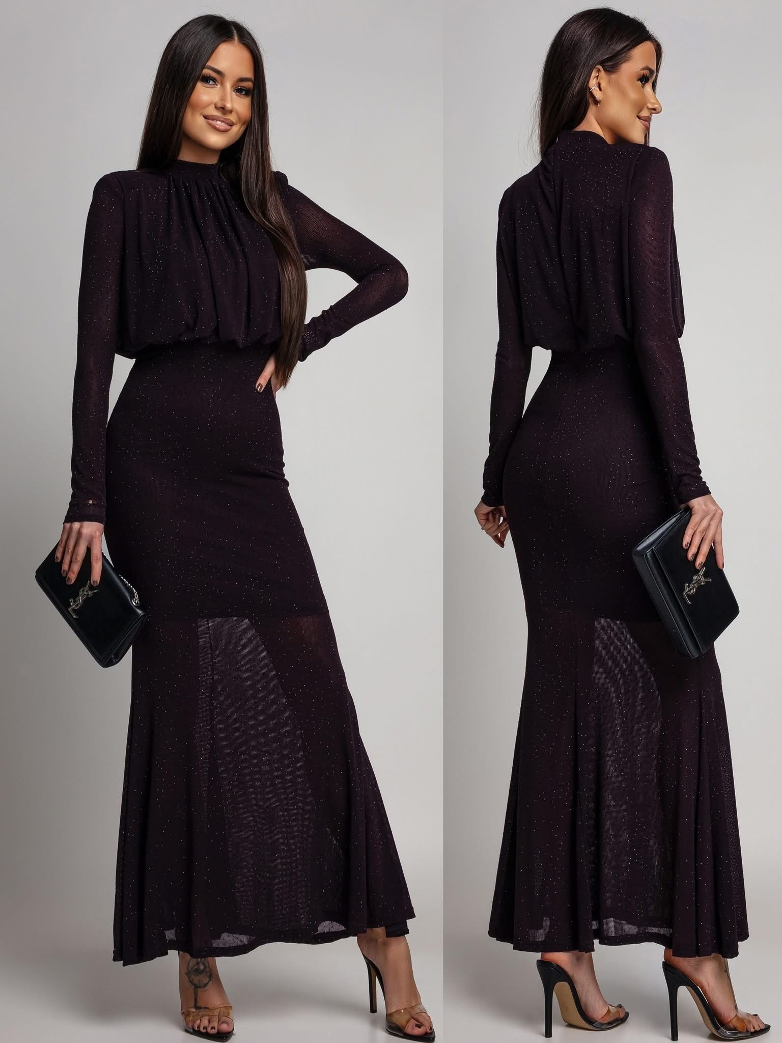 kivikestega kaunistatud maksikleit