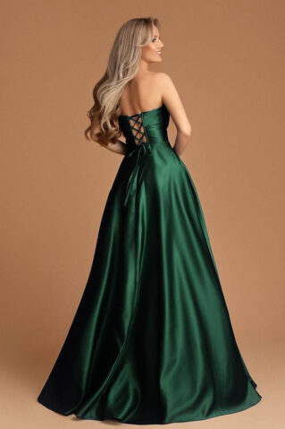 Korseti lõikega maksikleit ja taskutega