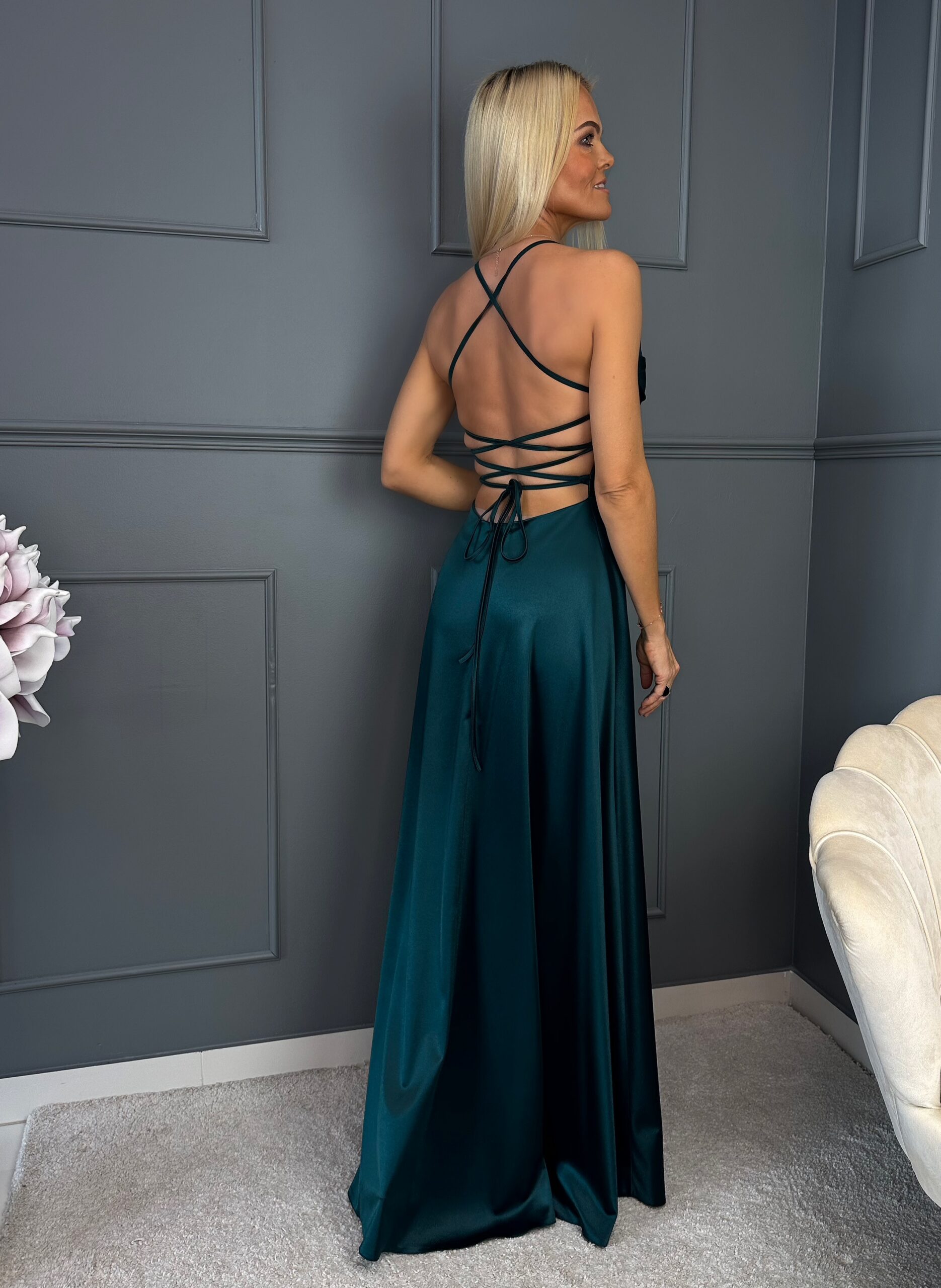 Luksuslik korsettpaeltega maksikleit - Image 2