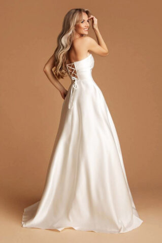 Korseti lõikega maksikleit ja taskutega