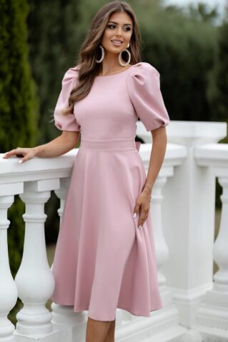 ПЛАТЬЕ-МИДИ С РУКАВАМИ ТРИ ЧЕТВЕРТИ