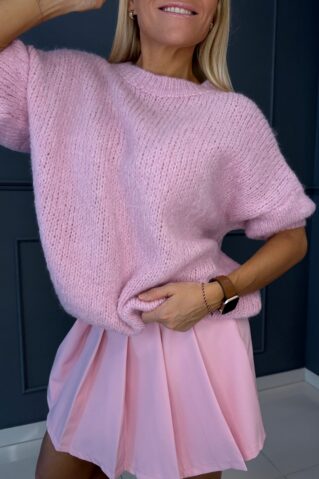 Pehme oversize lühikeste varrukatega kampsun