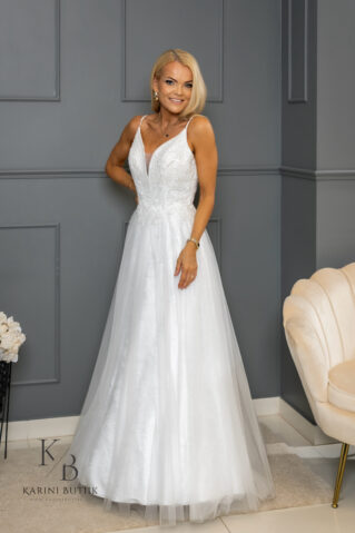 Pitsaluskangaga luksuslik pulmakleit BERGAMO