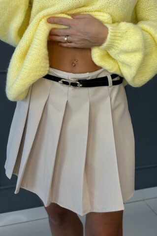 Elegantne püksseelik vööga – must, roosa ja helebeež (S–XL)