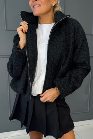 Stiilne bomber jakk õhukese voodriga – roosa, must ja beež (XS–M)