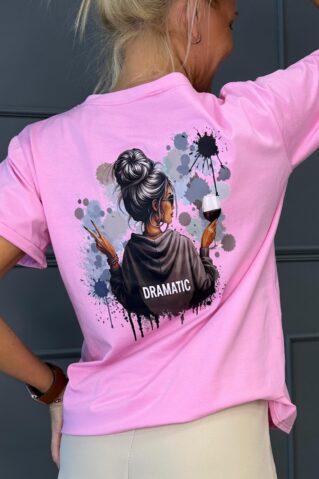 Oversize naiste T-särk – roosa, valge, helebeež, taupe ja must (XS–M)