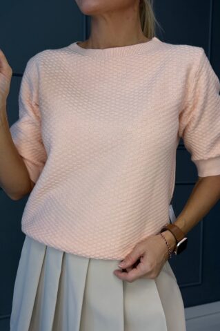 Kerge kootud naiste pluus – virsik, laimiroheline, pastellkollane, fuksia ja helesinine (XS–M)