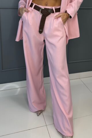 Elegantne pintsaku ja pükste komplekt vööga