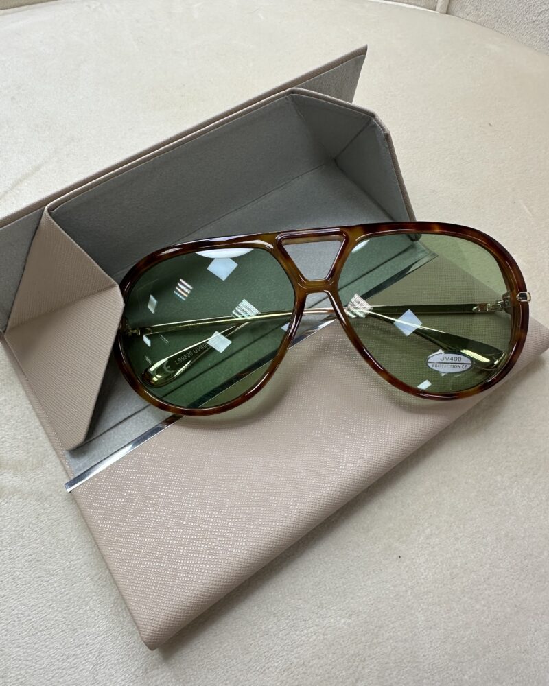 Trendy oversized sunglasses