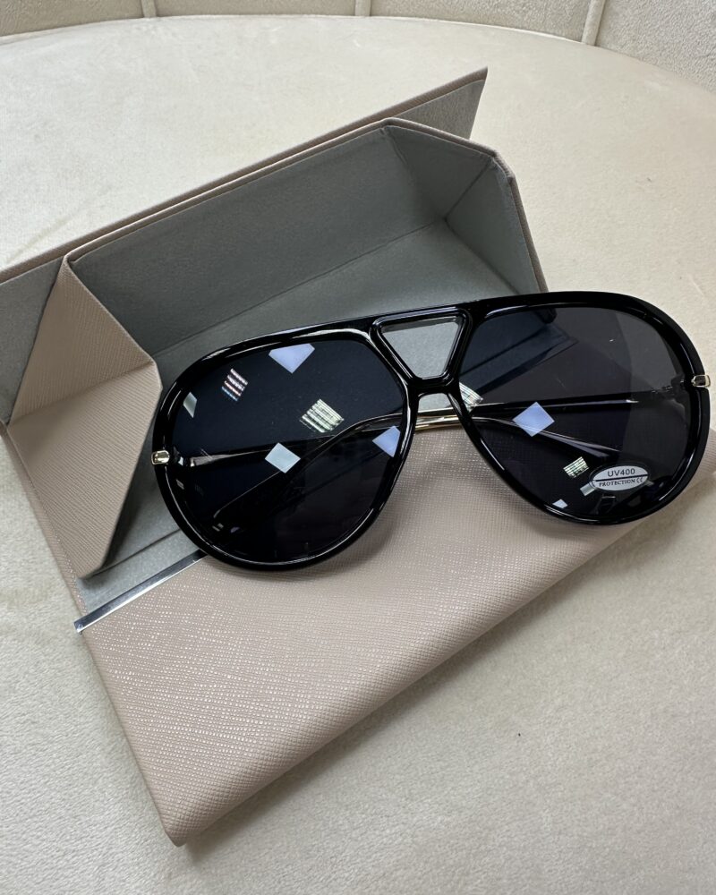 Trendy oversized sunglasses