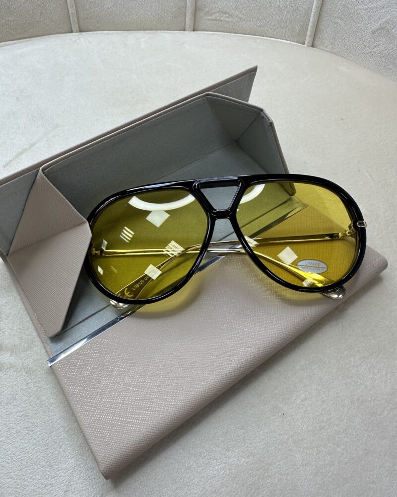 Trendy oversized sunglasses