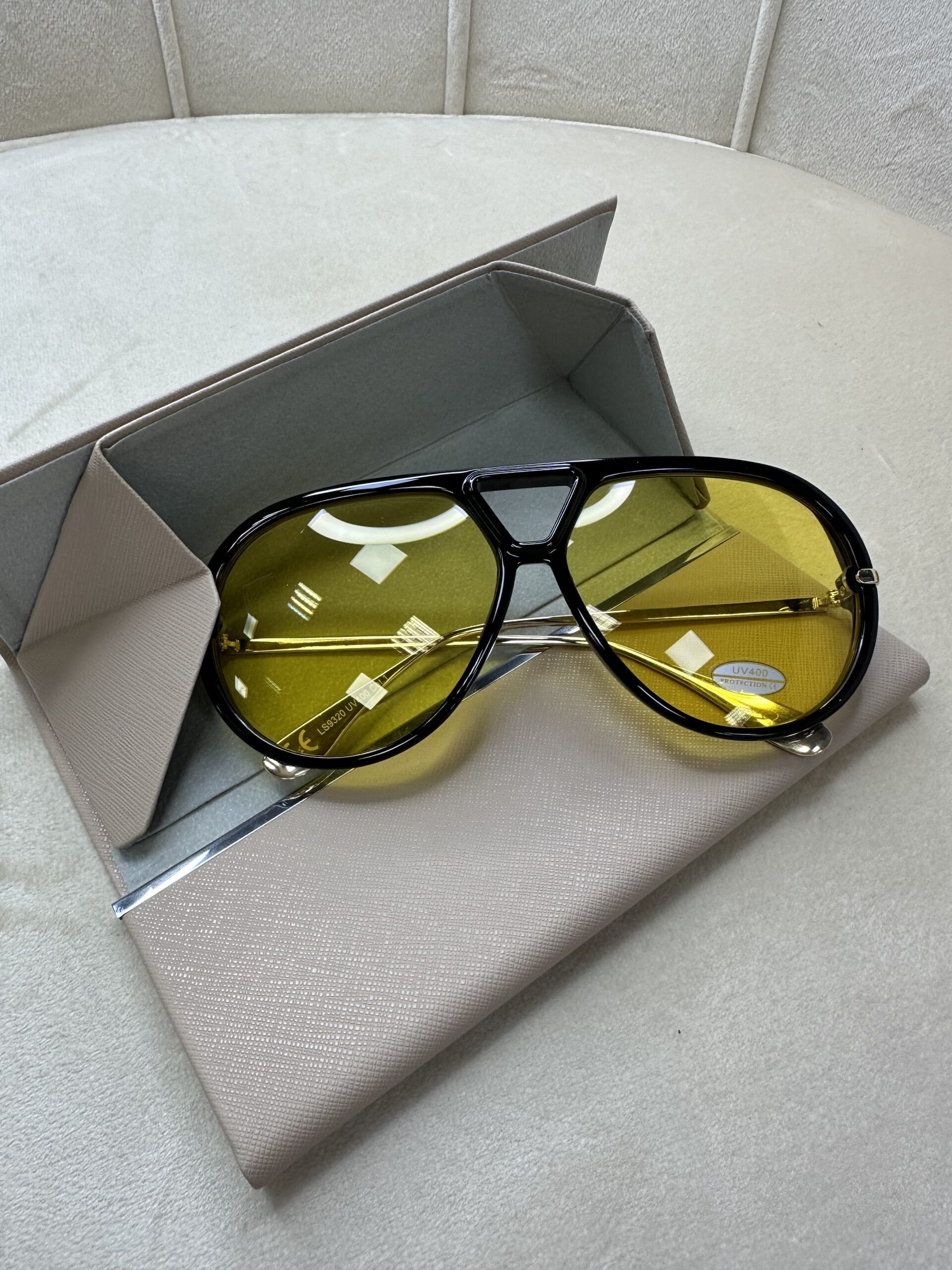 Trendy oversized sunglasses