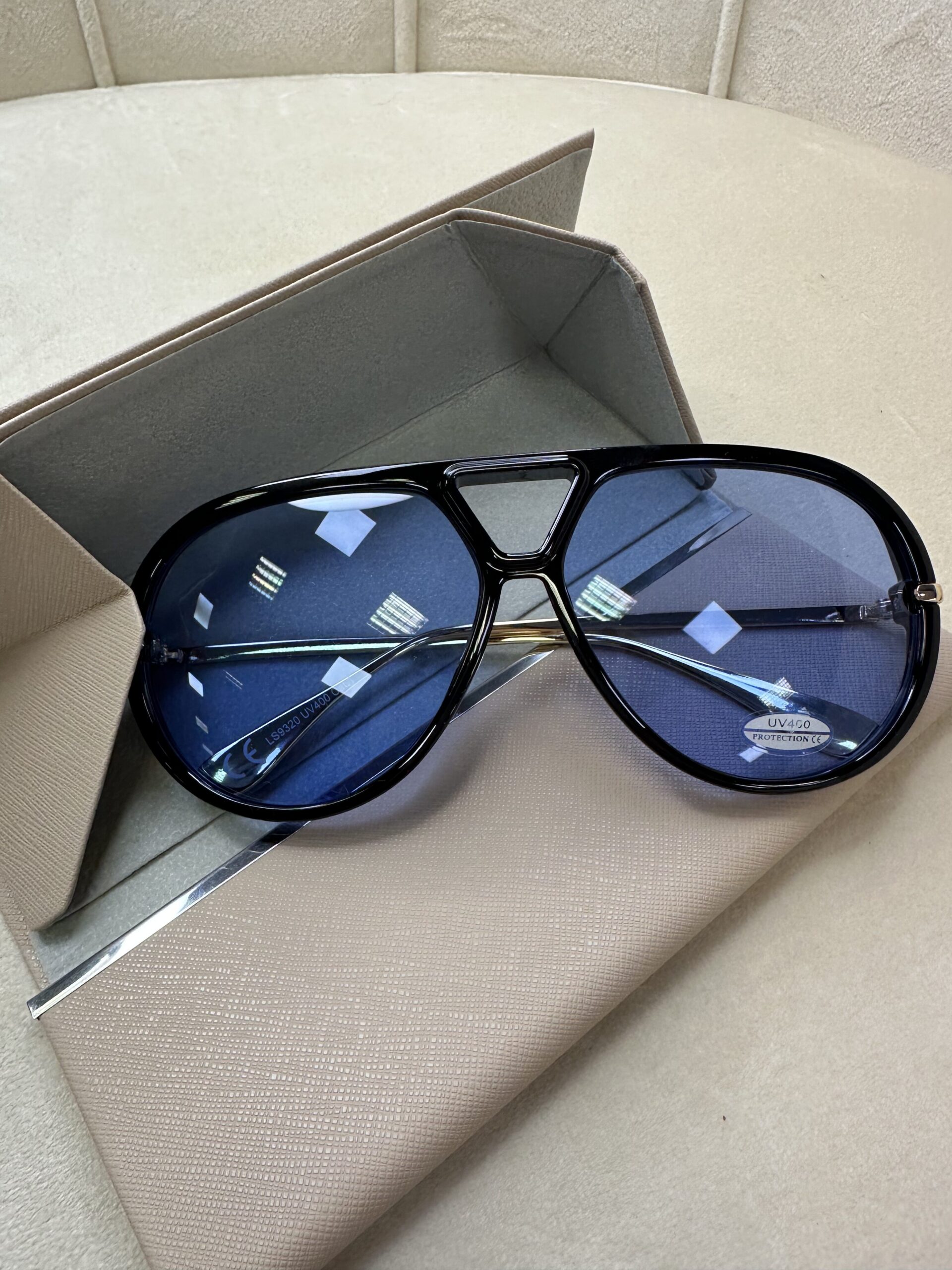 Trendy oversized sunglasses
