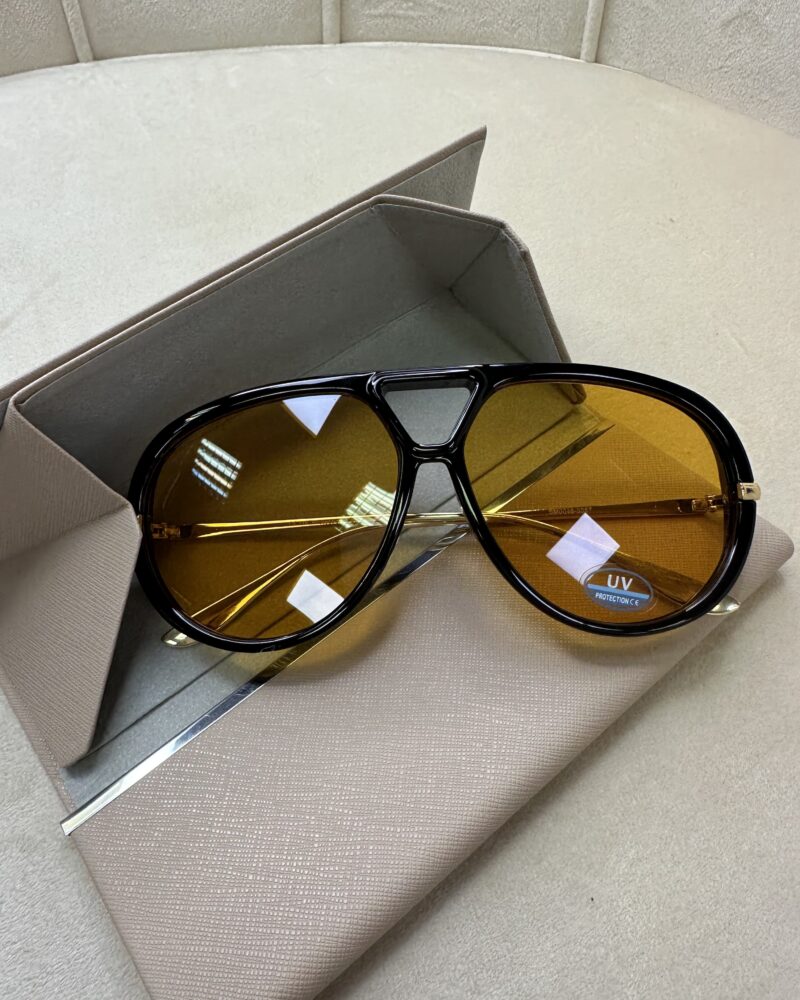Trendy oversized sunglasses