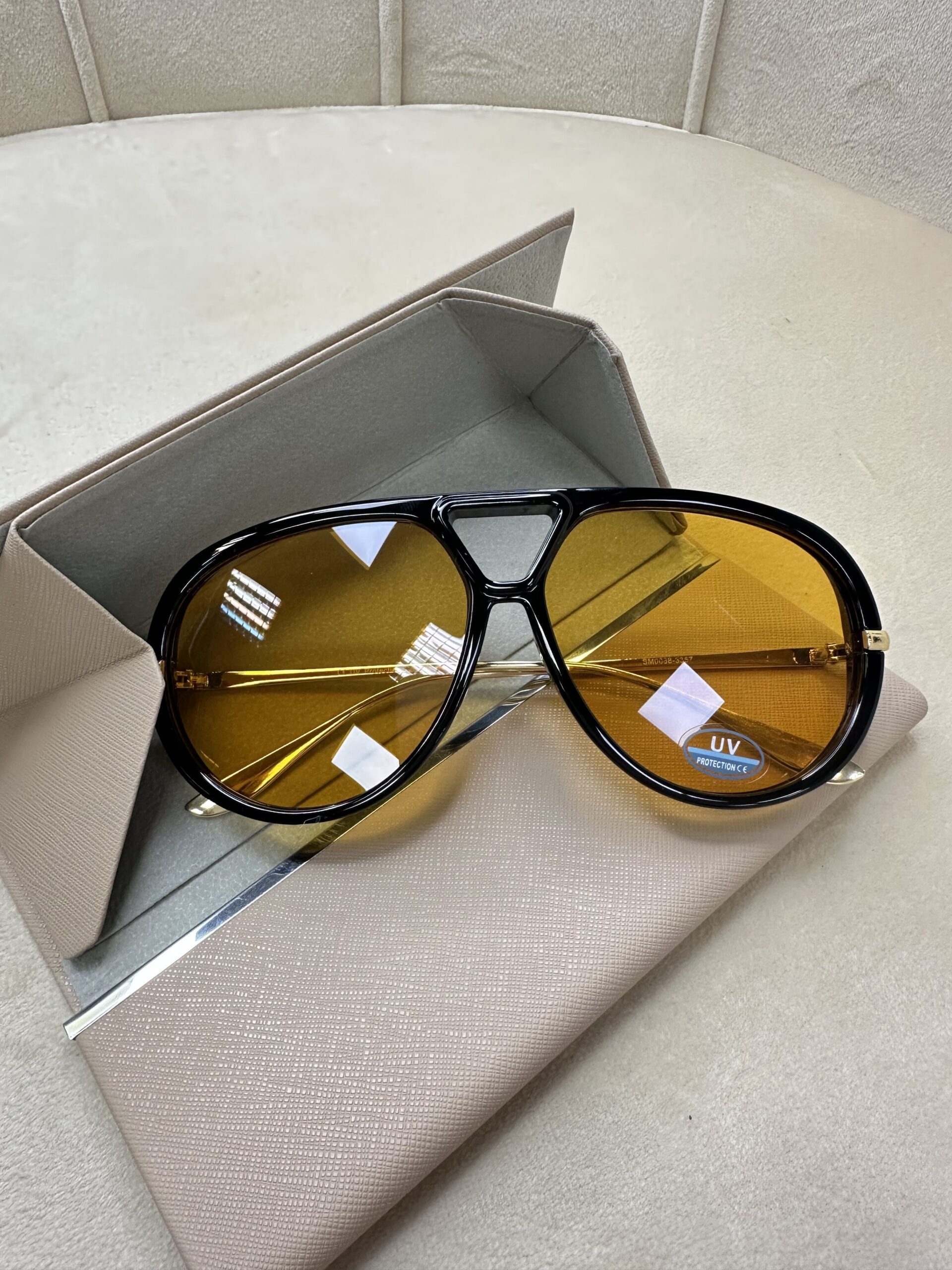 Trendy oversized sunglasses
