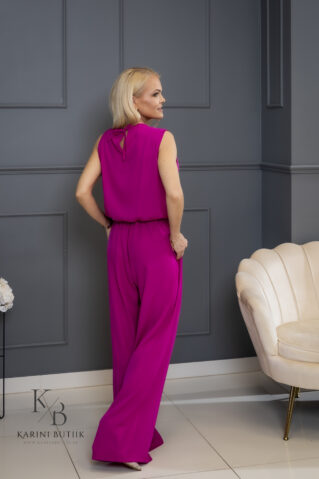 Naiste elegantne pükskostüüm laia säärega pükstega