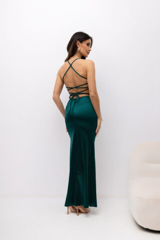 Kehasse hoidev korsettpaeltega maksikleit